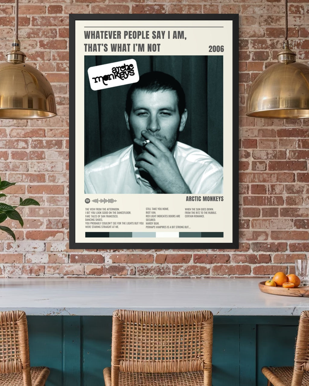 WHATEVER PEOPLE SAY I AM, THAT’S WHAT I’M NOT - Arctic Monkeys Inspired Album Track Poster - USA