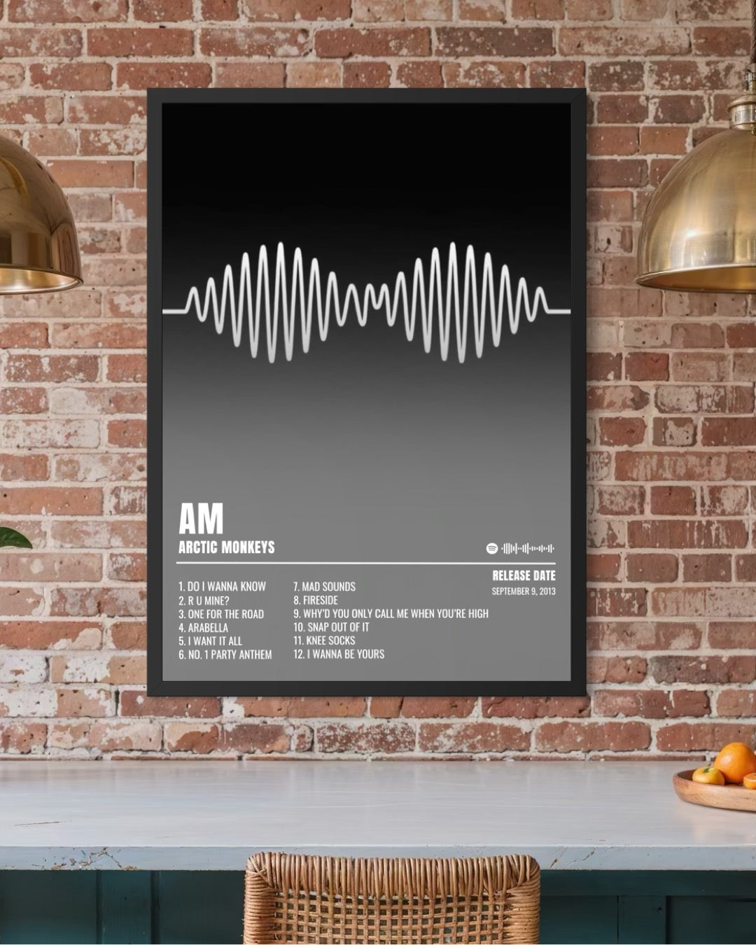 AM - Arctic Monkeys Inspired Album Poster - USA