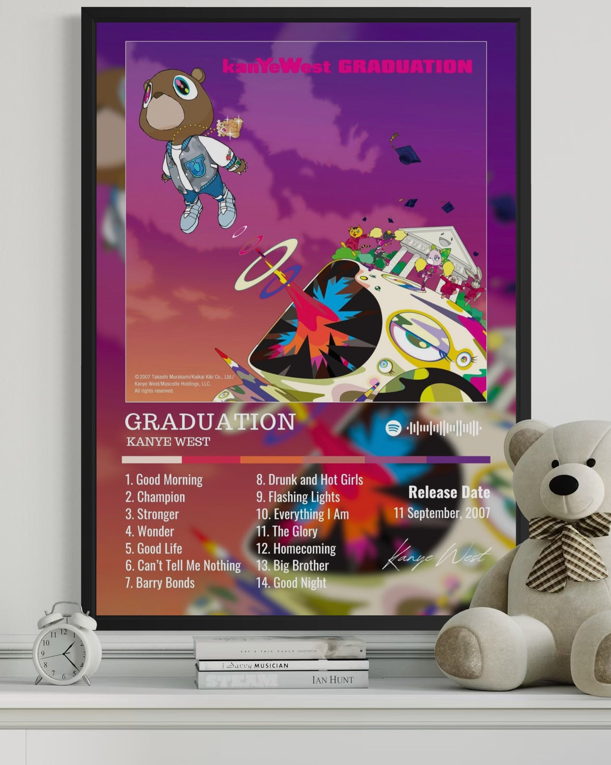 Graduation - Kanye West Inspired Album Poster - USA