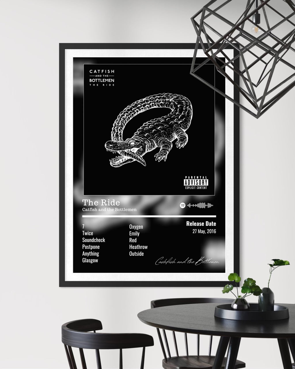 The Ride - Catfish and the Bottlemen Inspired Album Poster - USA