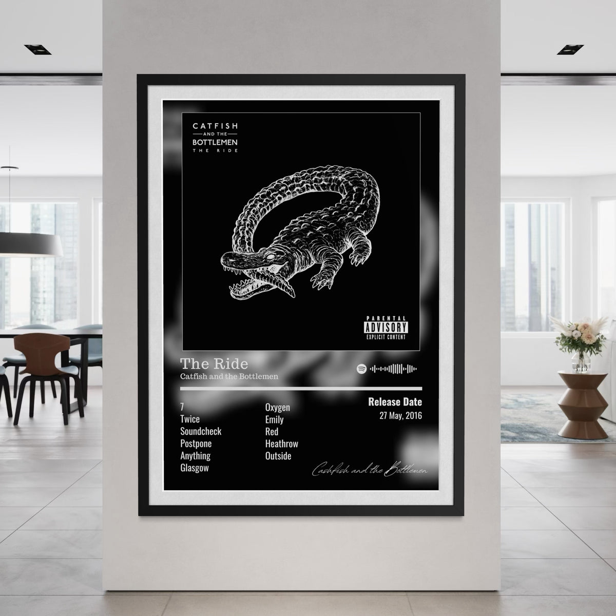 The Ride - Catfish and the Bottlemen Inspired Album Poster - USA