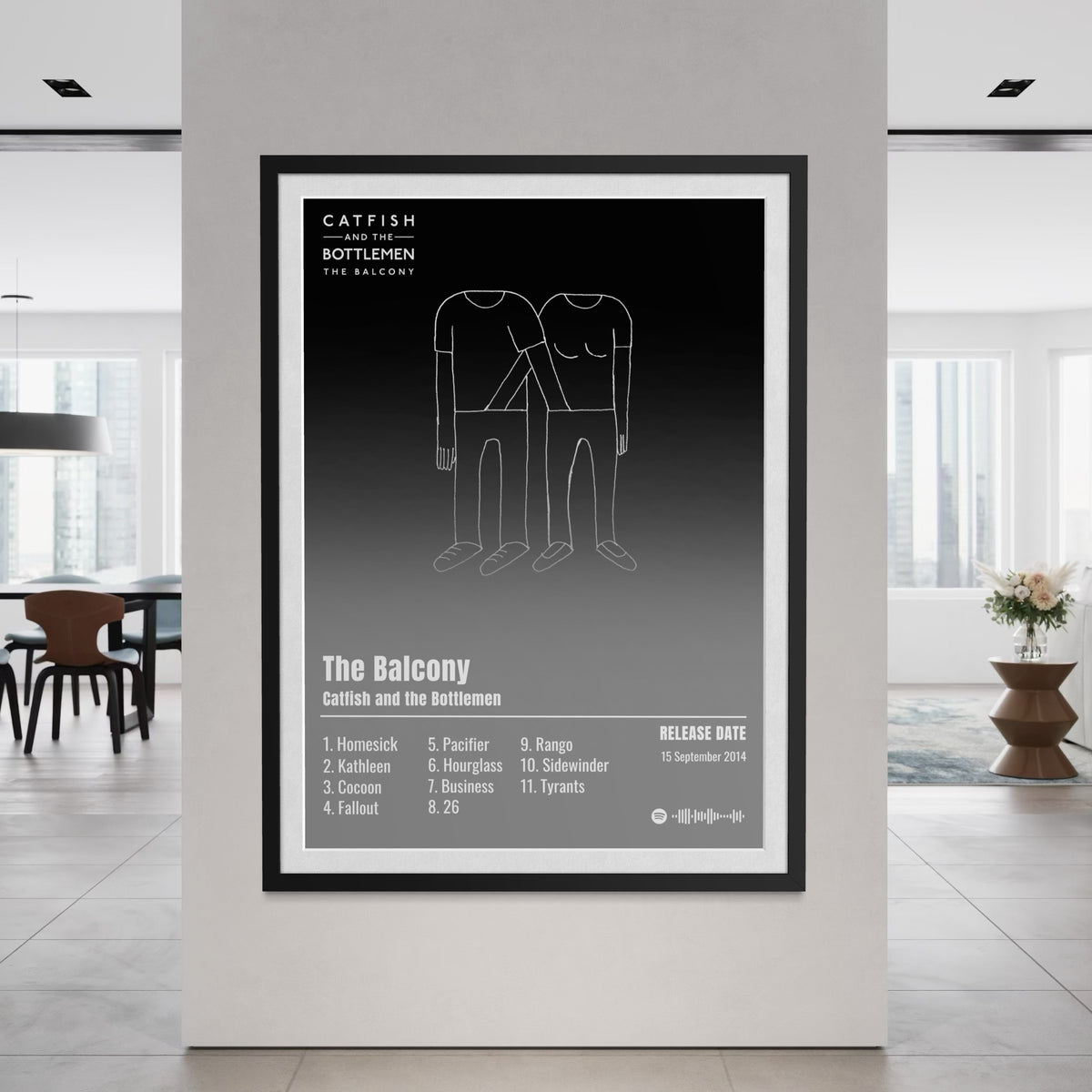 The Balcony - Catfish and the Bottlemen Inspired Album Poster - USA