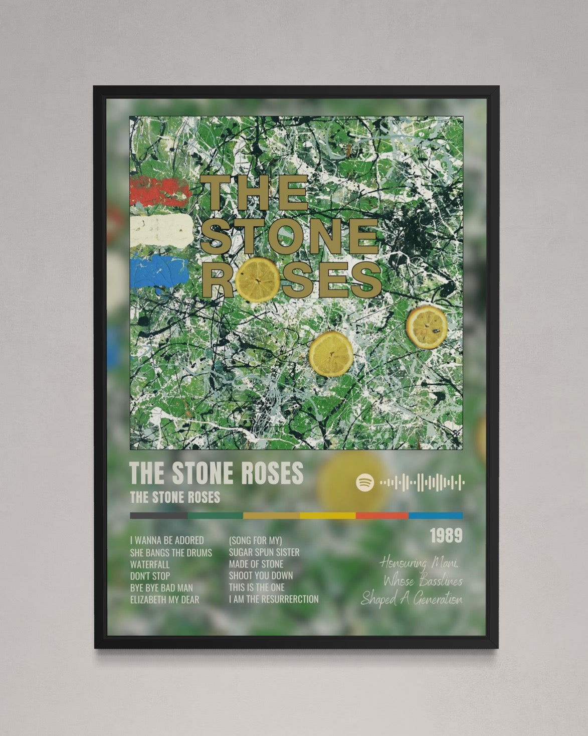 The Stone Roses - Mani Tribute Poster - USA