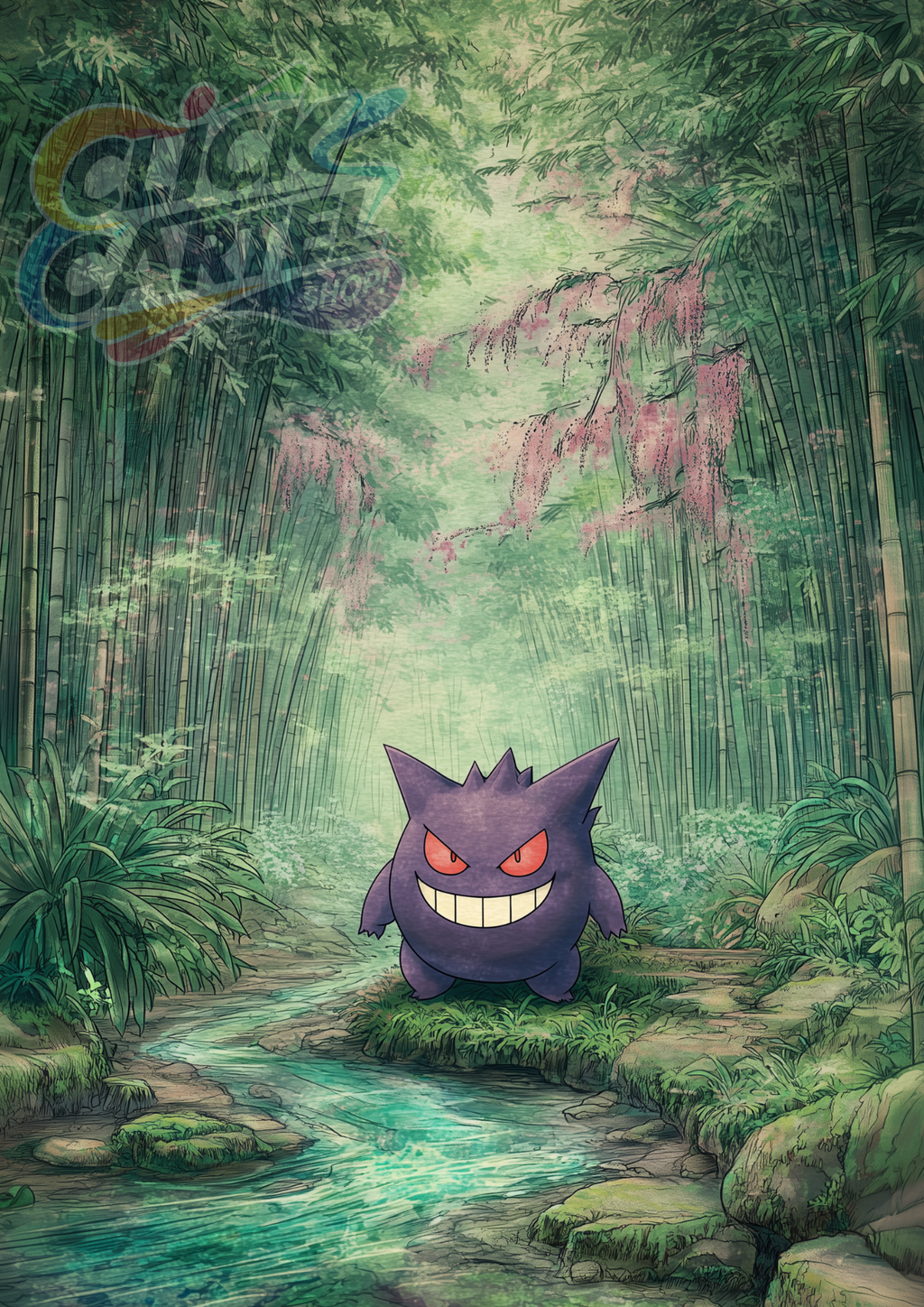 Gengar - Pokemon Inspired Album Poster - USA