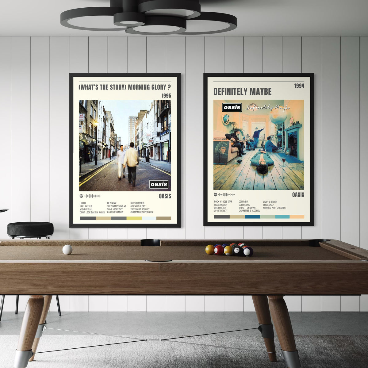 (What's The Story) Morning Glory - Oasis Inspired Album Track Poster - USA