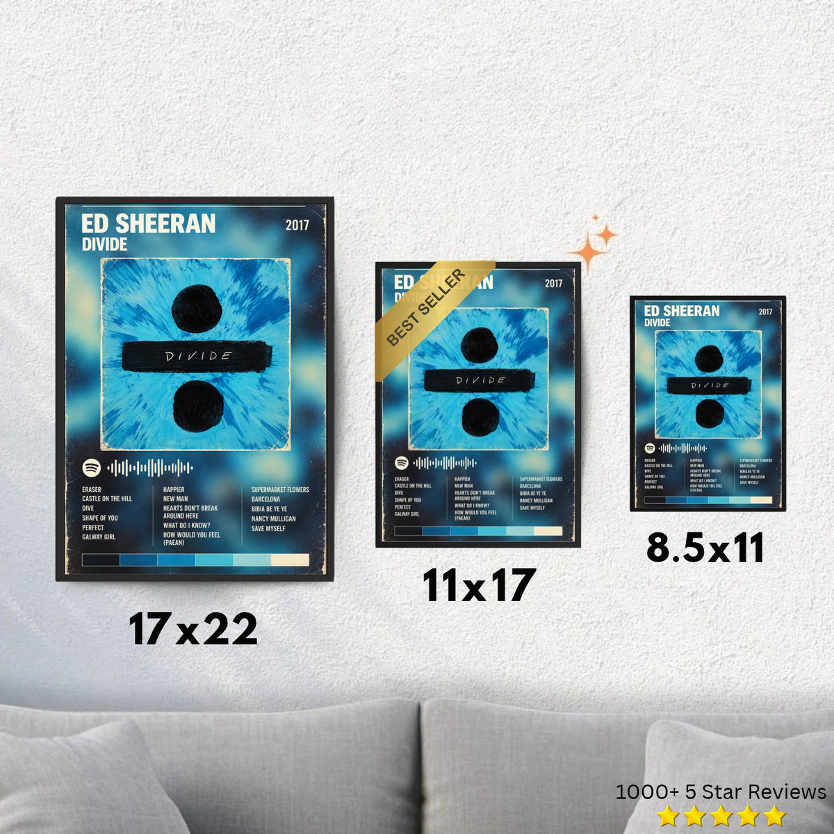 ÷ - Ed Sheeran Inspired Album Poster - USA