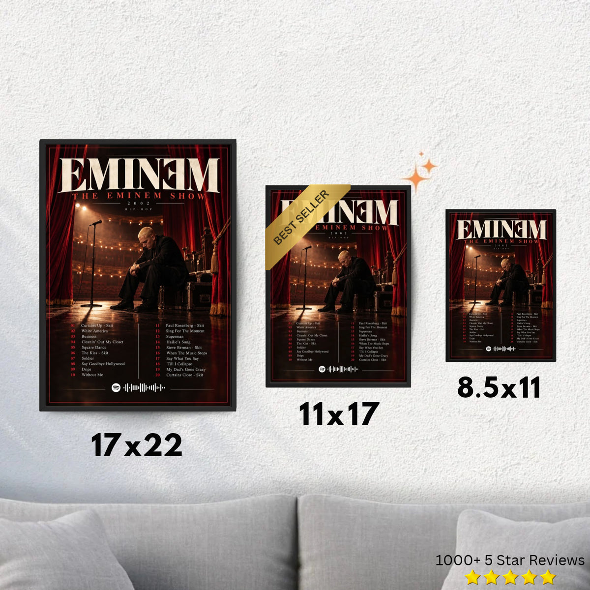 The Eminem Show - Eminem Inspired Album Poster - USA