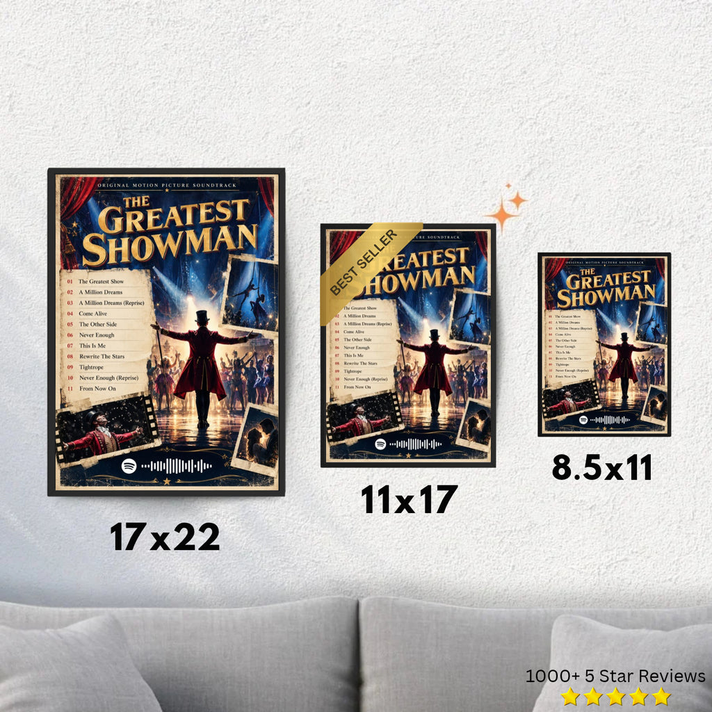 The Greatest Showman: Original Motion Picture Soundtrack - Inspired Album Poster - USA