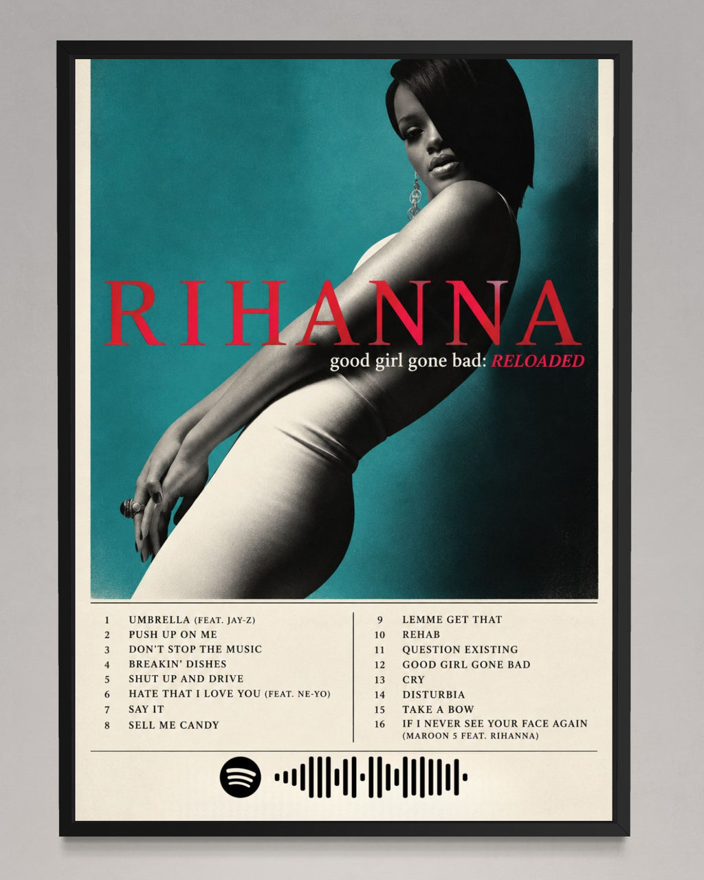 Good Girl Gone Bad - Rihanna Inspired Album Poster - USA