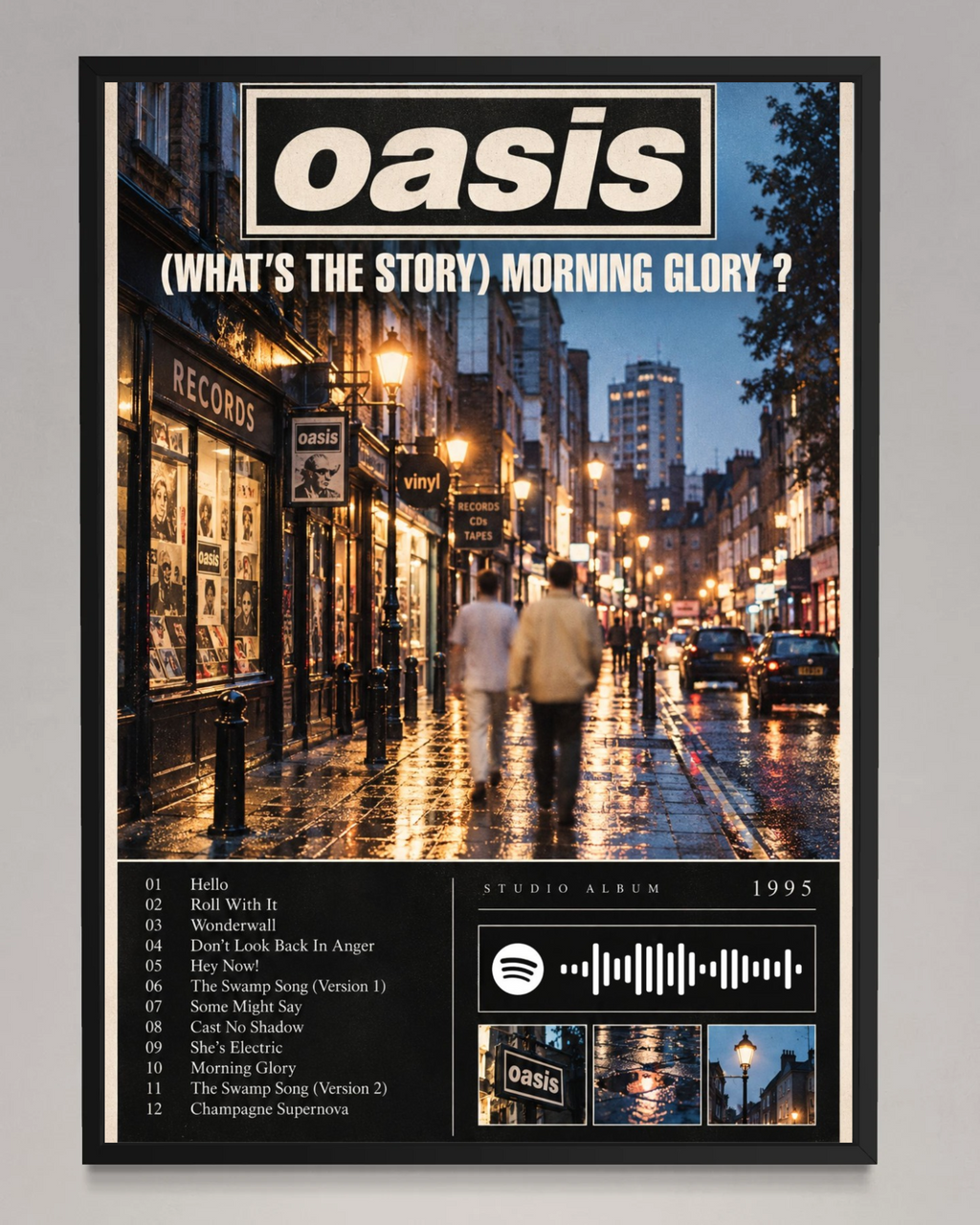 (What's the Story) Morning Glory? - Oasis Inspired Album Poster - USA