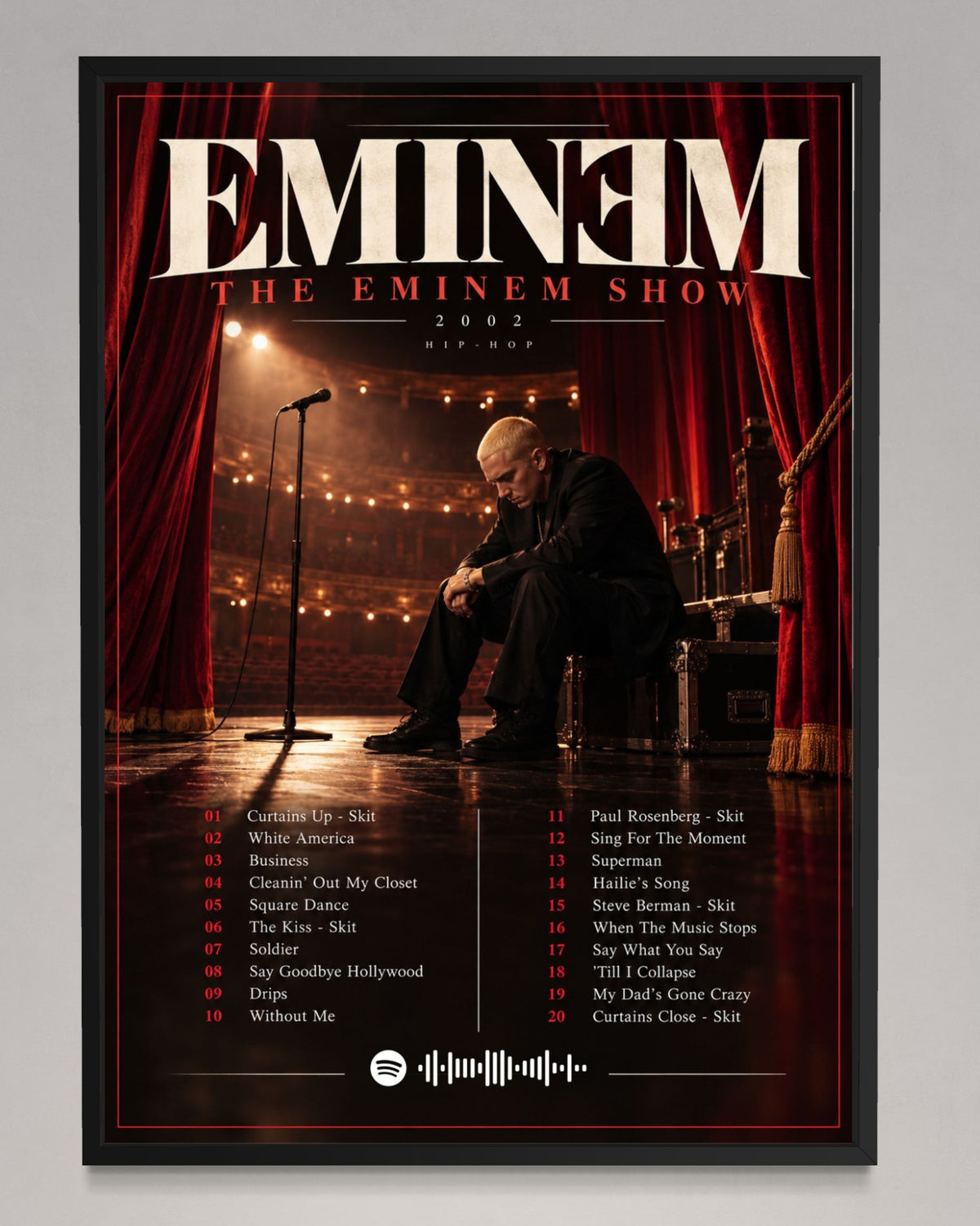 The Eminem Show - Eminem Inspired Album Poster - USA