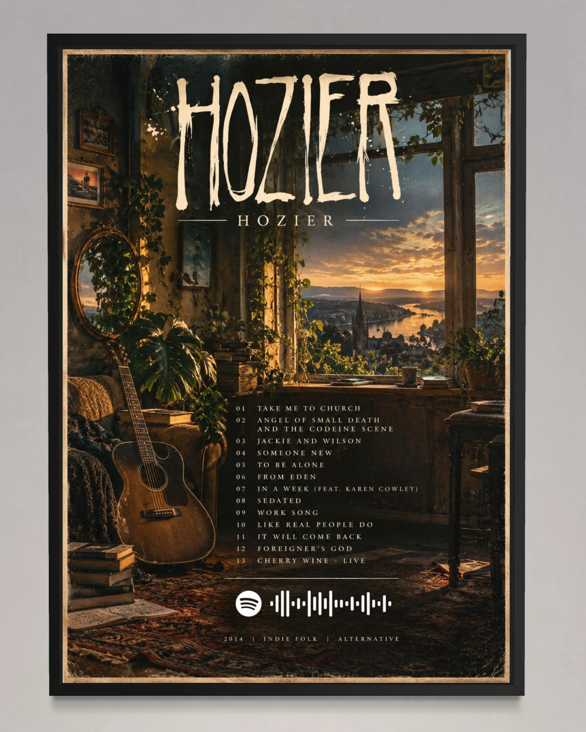 Hozier - Hozier Inspired Album Poster - USA