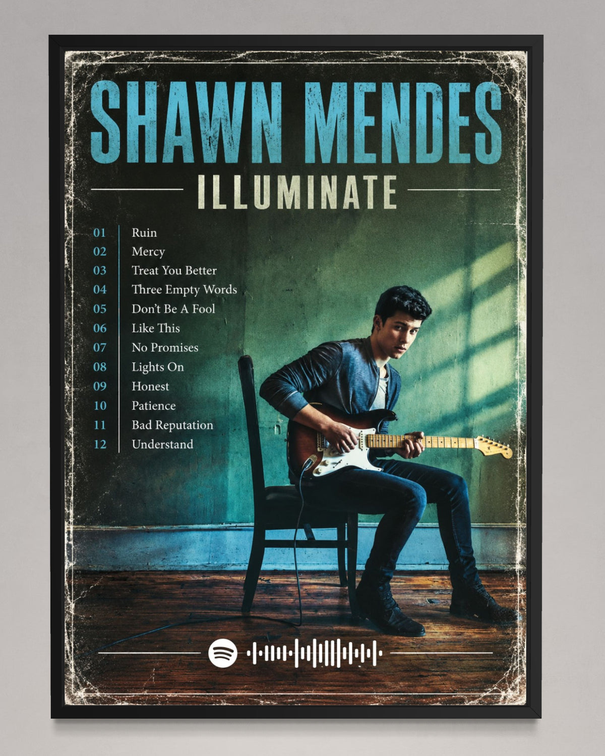 Illuminate - Shawn Mendes Inspired Album Poster - USA