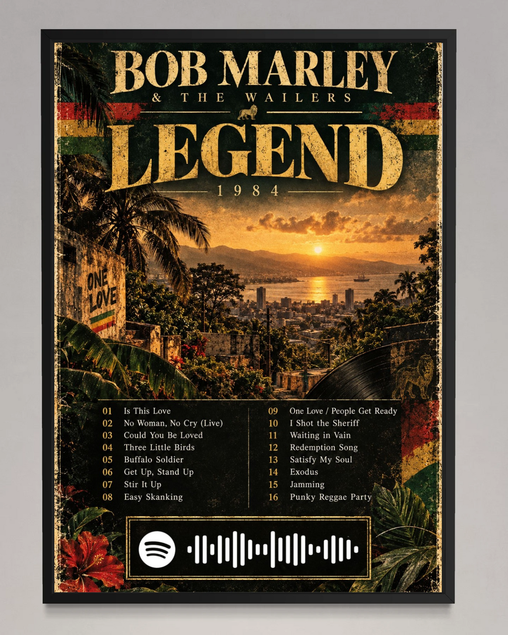 Legend - Bob Marley Inspired Album Poster - USA