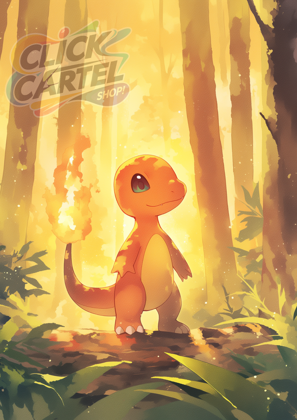 Charmander - Pokemon Inspired Album Poster - USA