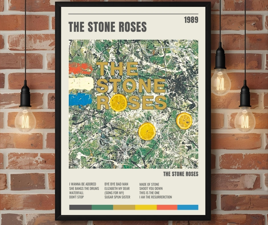 The Stone Roses Album Track Poster - Stone Roses Inspired Print - USA
