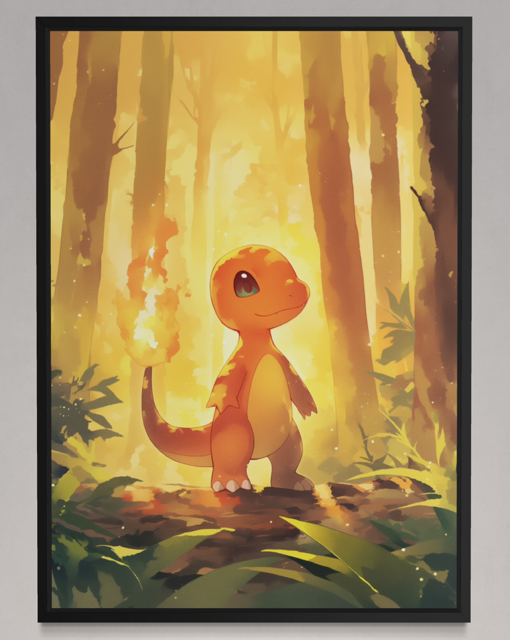 Charmander - Pokemon Inspired Album Poster - USA