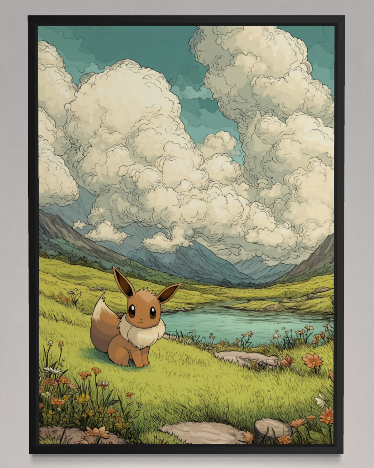 Eevee - Pokemon Inspired Album Poster - USA