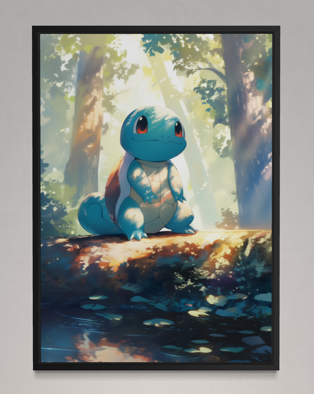 Squirtle - Pokemon Inspired Album Poster - USA