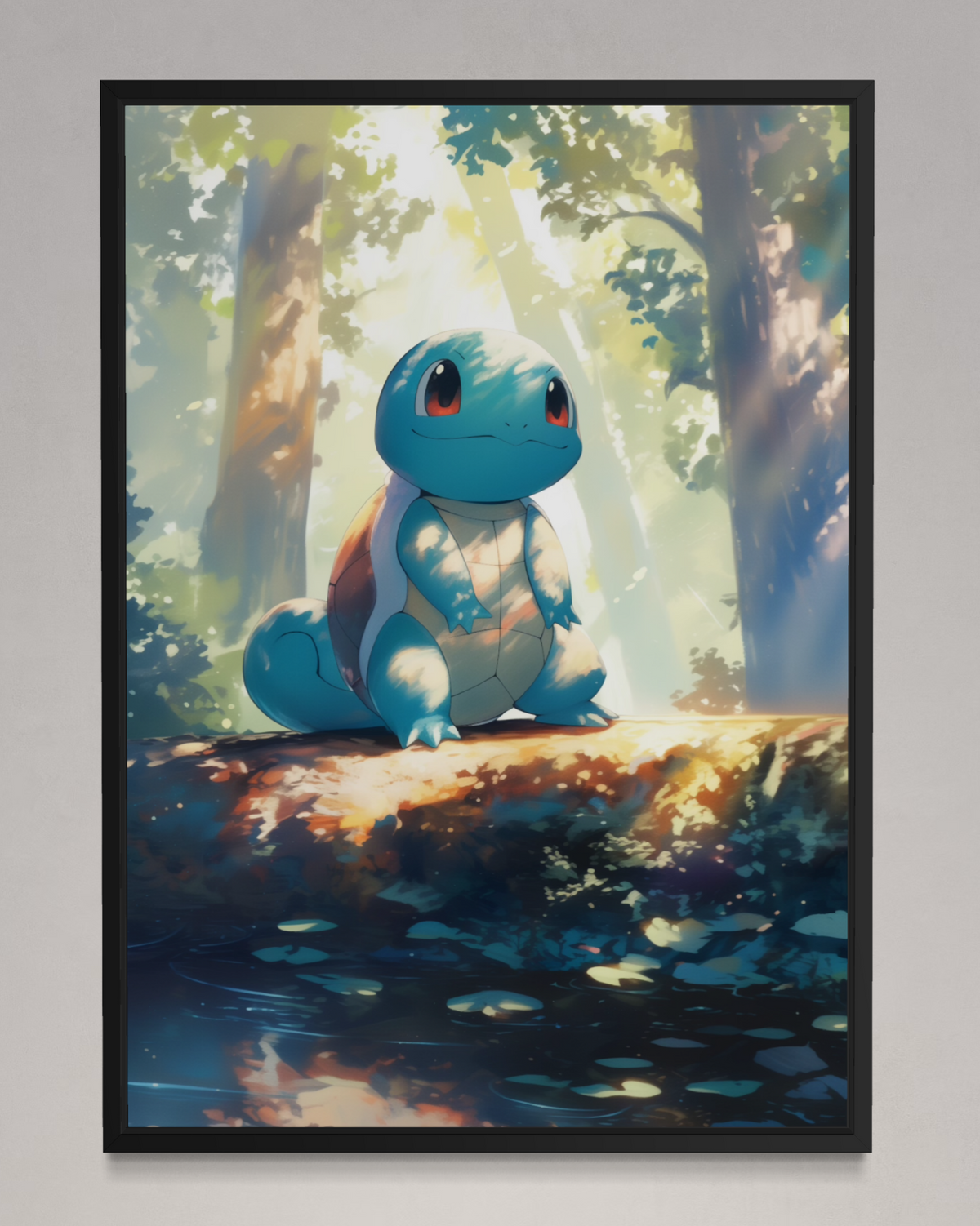 Squirtle - Pokemon Inspired Album Poster - USA