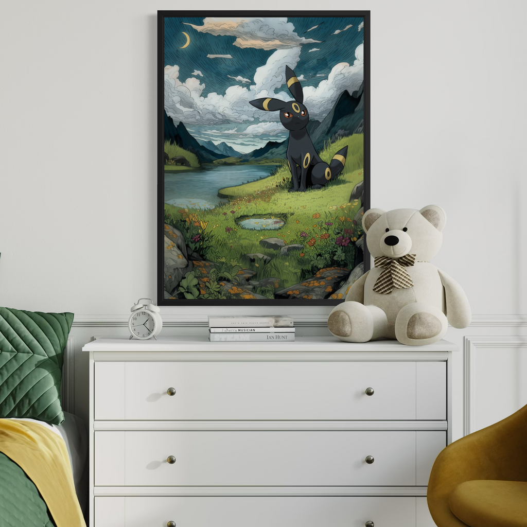 Umbreon - Pokemon Inspired Album Poster - USA