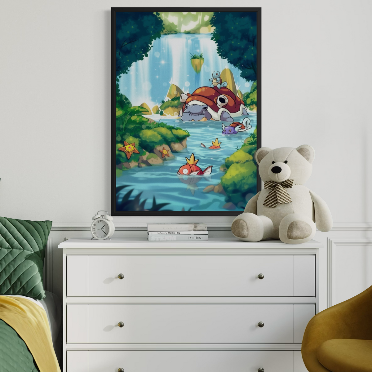 Team Water - Pokemon Inspired Album Poster - USA