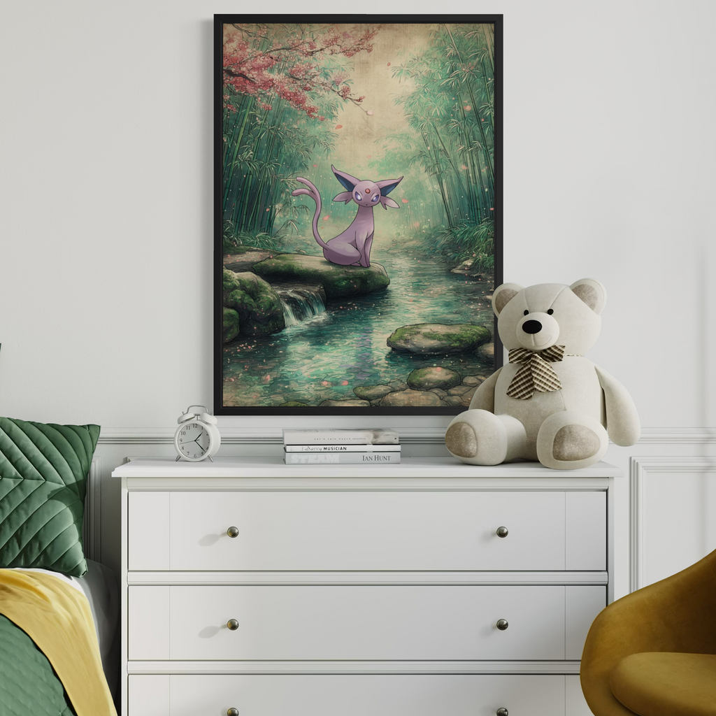 Espeon - Pokemon Inspired Album Poster - USA