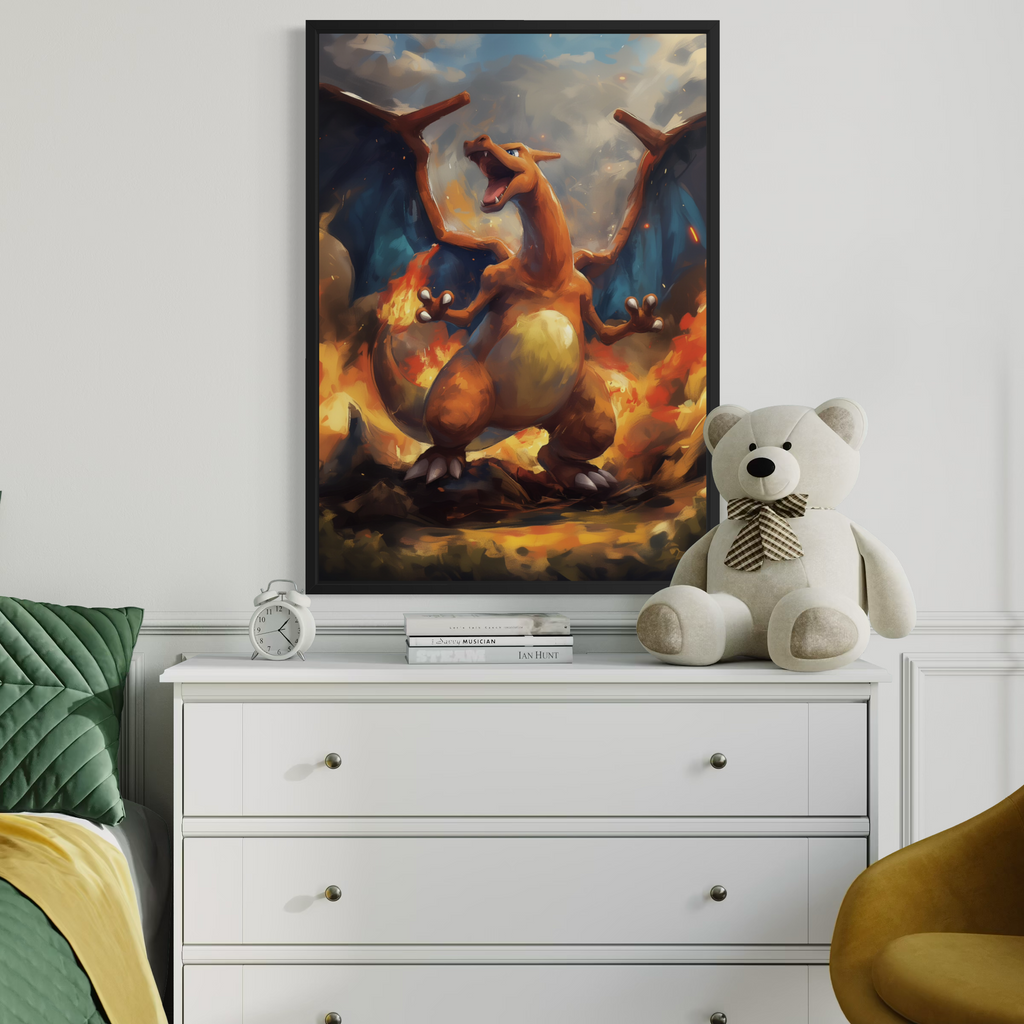 Charizard - Pokemon Inspired Album Poster - USA