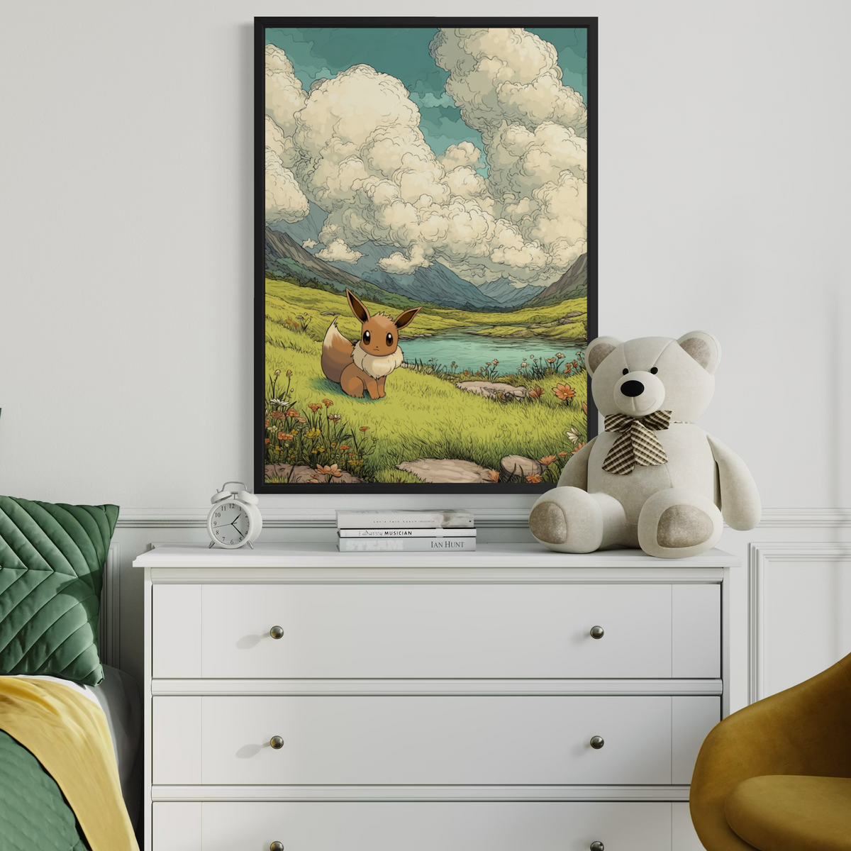 Eevee - Pokemon Inspired Album Poster - USA
