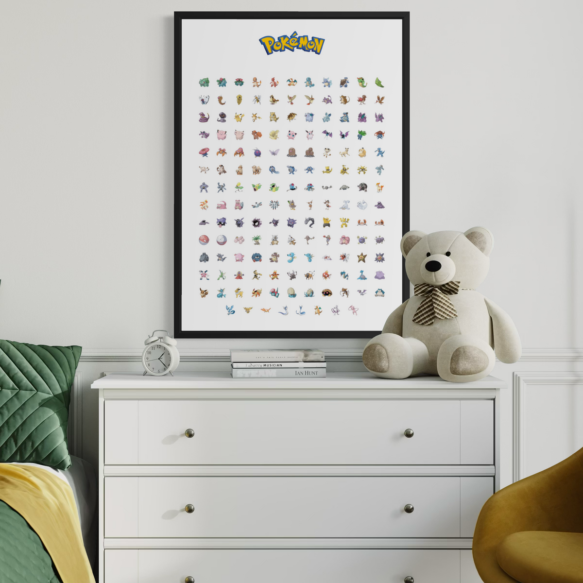Pokedex (Gen 1) - Pokemon Inspired Album Poster - USA