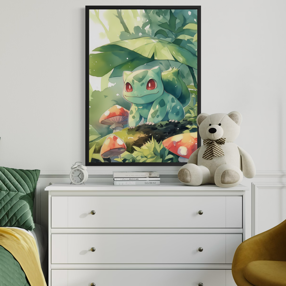 Bulbasaur - Pokemon Inspired Album Poster - USA