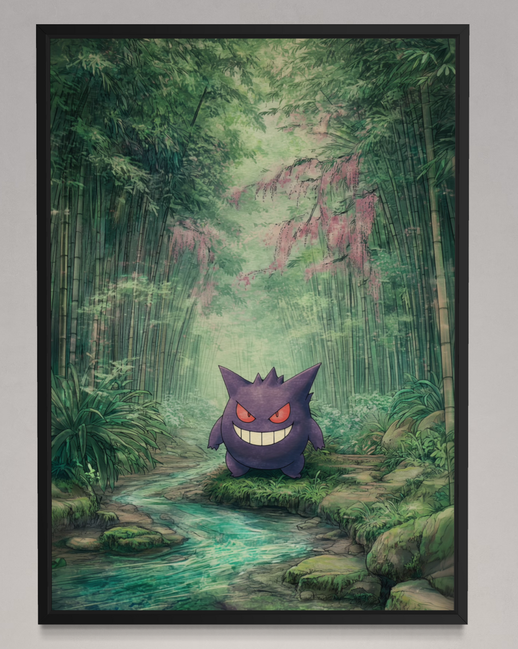 Gengar - Pokemon Inspired Album Poster - USA