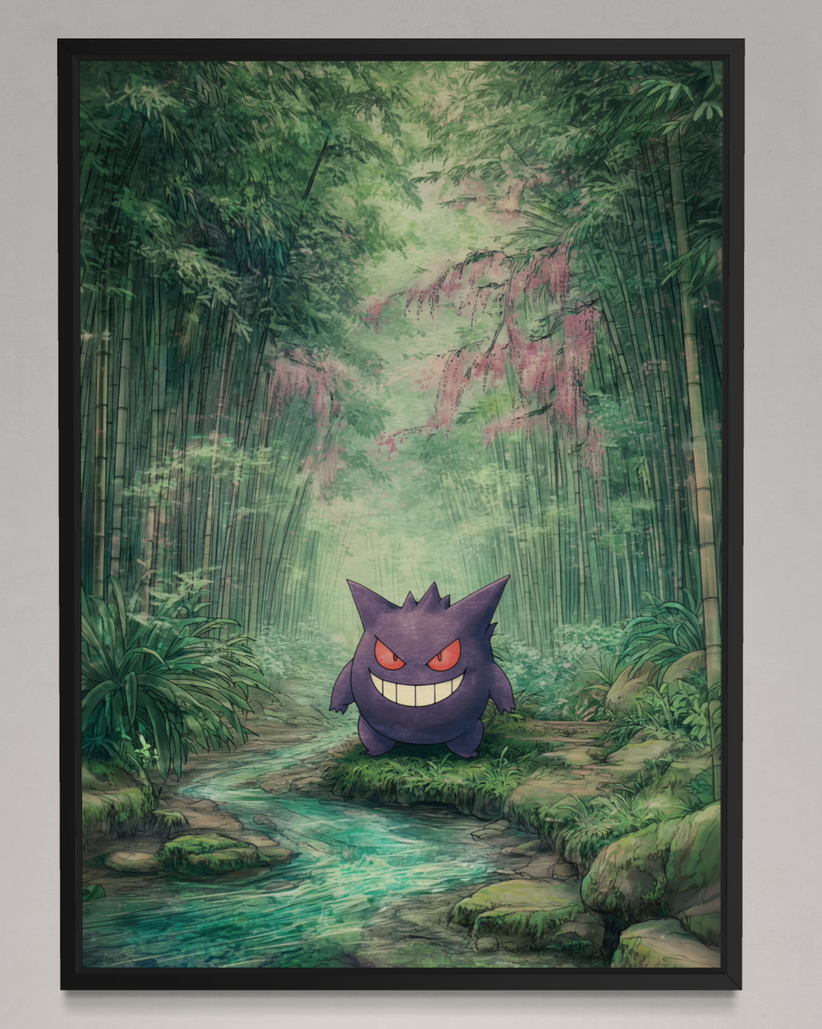 Gengar - Pokemon Inspired Album Poster - USA