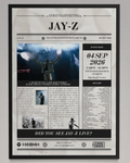 Jay-Z - Personalised Newspaper Style Concert Poster (USA Tour)