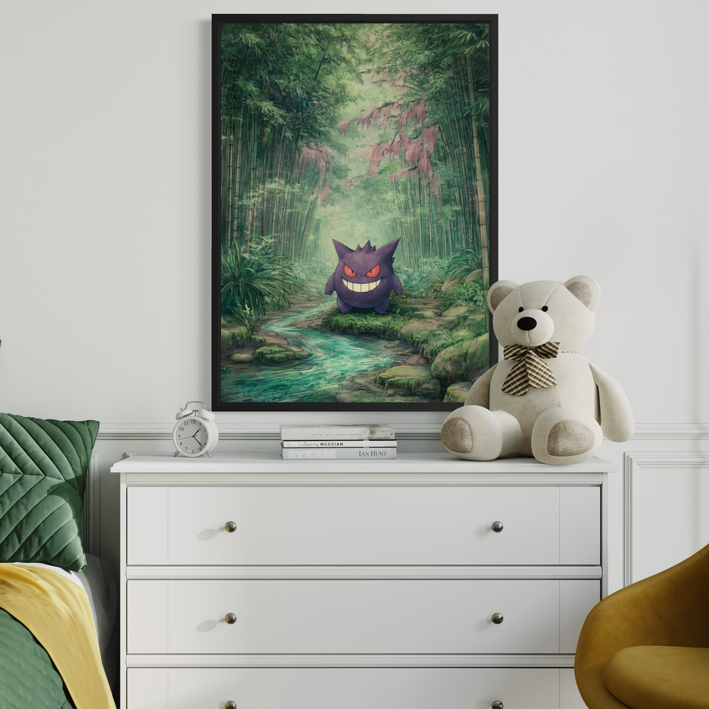 Gengar - Pokemon Inspired Album Poster - USA