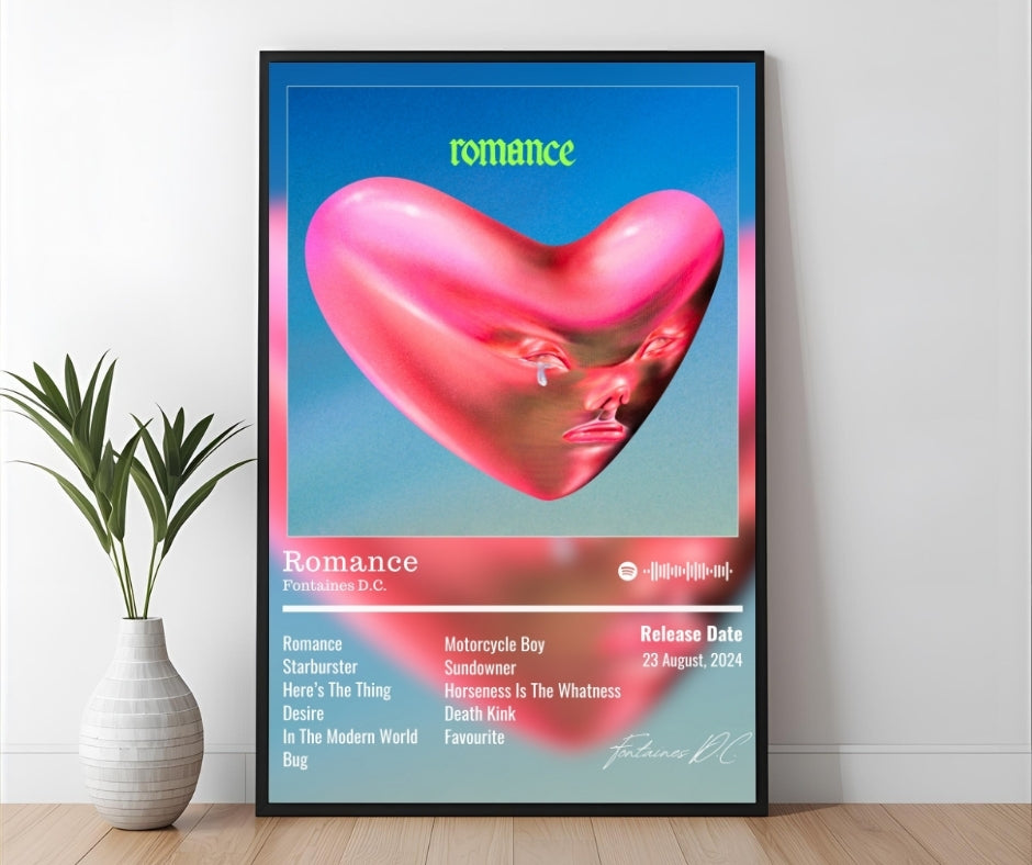Romance - Fontaines D.C. Inspired Album Poster - USA