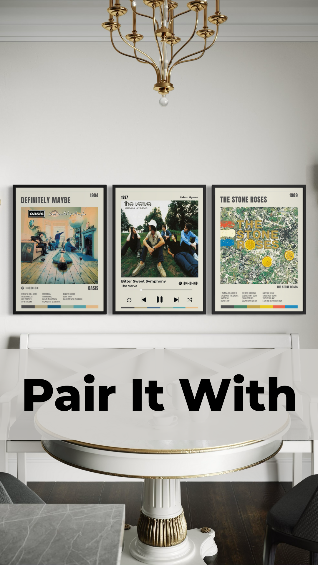 The Stone Roses Album Track Poster - Stone Roses Inspired Print - USA