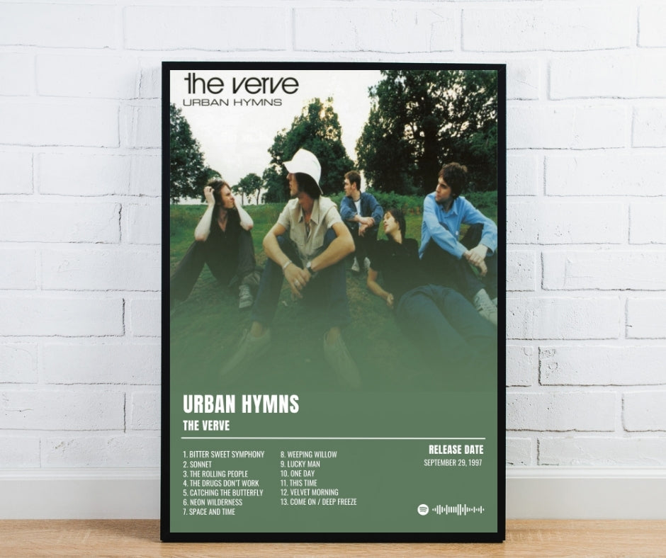 Urban Hymns - The Verve Inspired Album Poster - USA