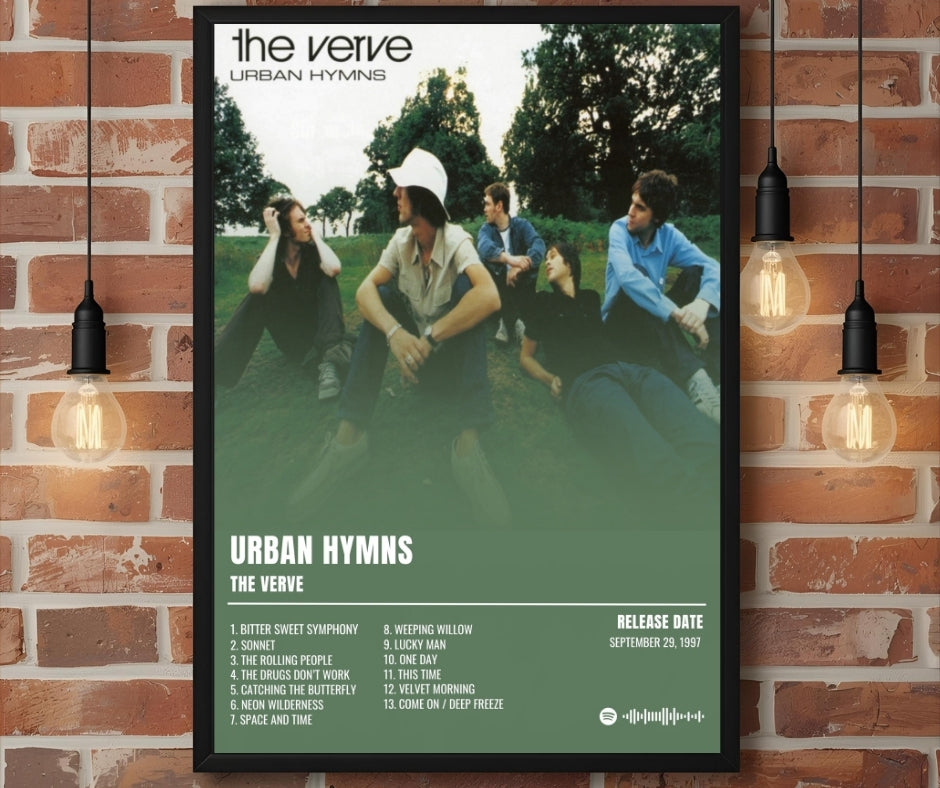 Urban Hymns - The Verve Inspired Album Poster - USA